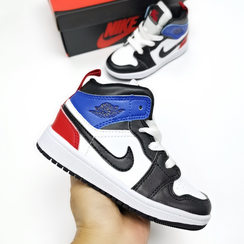 Jordan Air Jordan Air Jordan 1 MID Super Meng Children_s Shoes Official Limited Collars AJ1 help small sneakers code 24 --- 35-c361c5c1